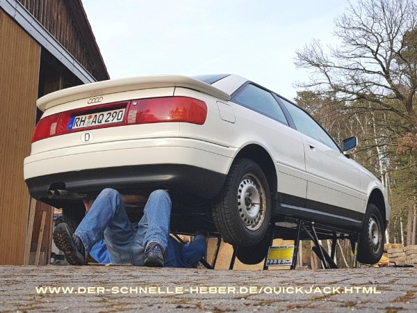 tragbare Hebebühne für Zuhause - für die Garage - für den Carport