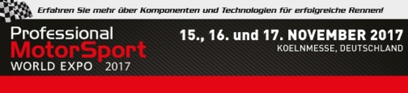 QuickJack stellt zum ersten Mal bei der Professional MotorSport World Expo 2017 in Köln aus !